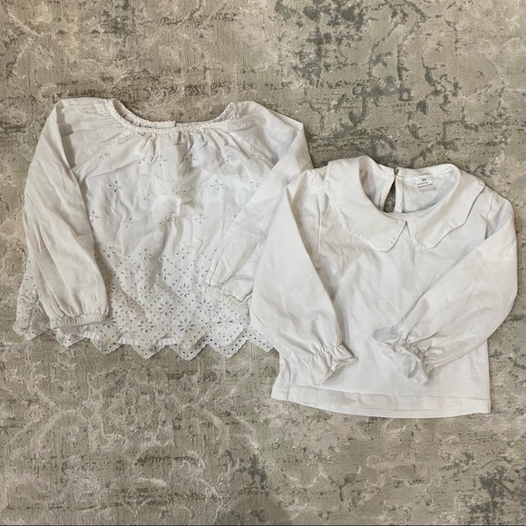 Bundle of two white Girls’ blouses / tops - Picture 11 of 11